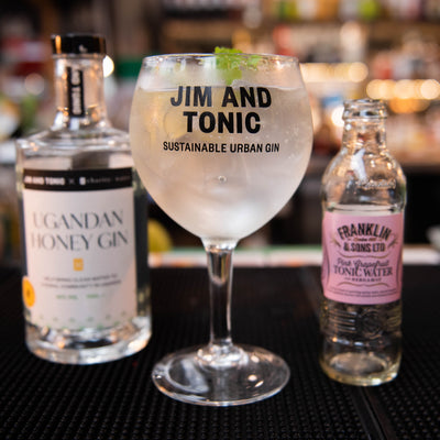 Ugandan Honey Gin with Pink Grapefruit tonic
