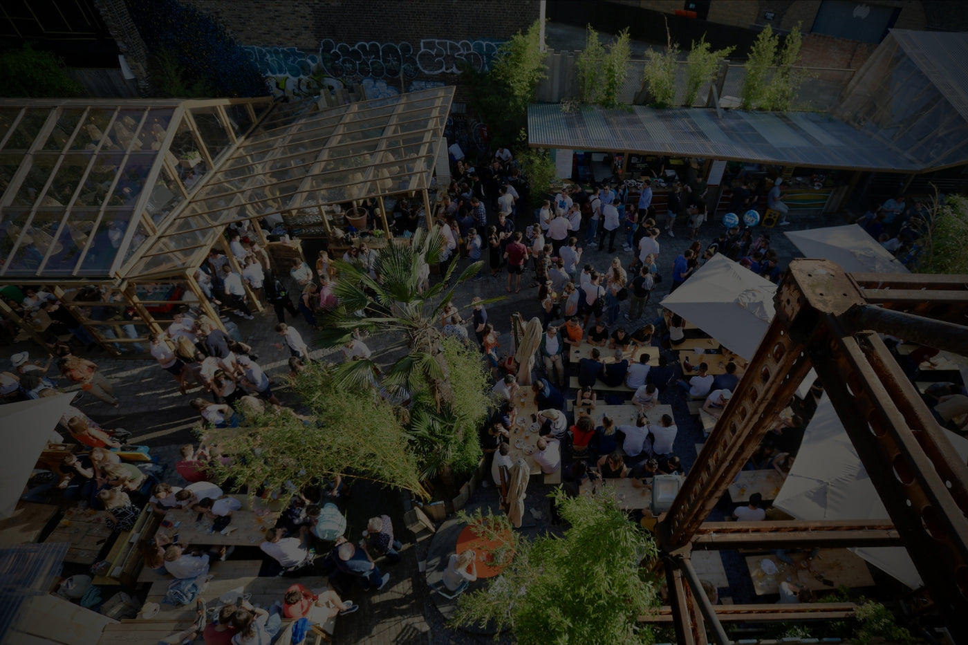Our London Gin & Beer Garden gets a Social Distancing MAKEOVER!
