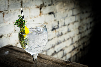 Mallorcan G&T with Lemon and Fresh Thyme