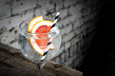 Simple & Citrusy Grapefruit Gin and Tonic