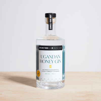 Ugandan Honey Gin in collaboration with charity: water